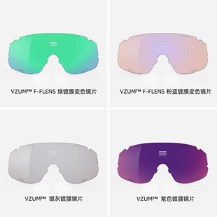 Jumbo可替换AlbaOptics镜片公路车骑行眼镜全天候变色片单独镜片