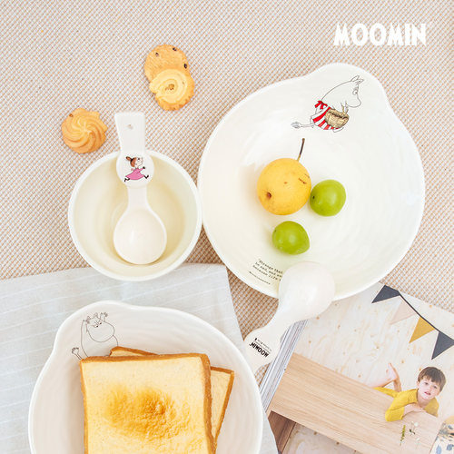 姆明创意可爱女生陶瓷餐具礼盒