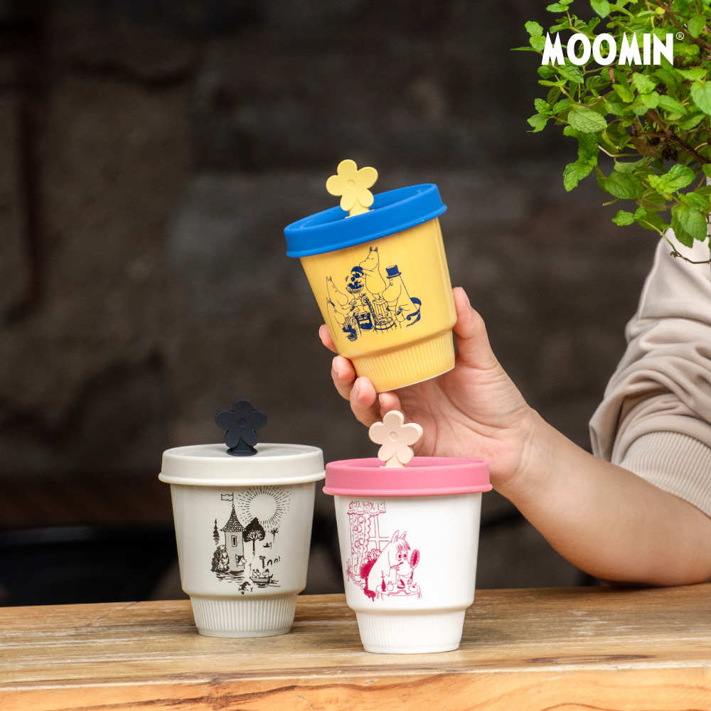 姆明多巴胺陶瓷咖啡杯，桌面水杯