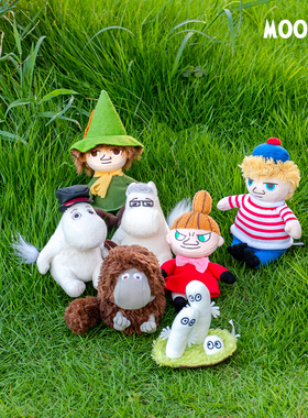 姆明Moomin官方 正版歌妮树精细毛绒迷你公仔 日本Sekiguchi进口