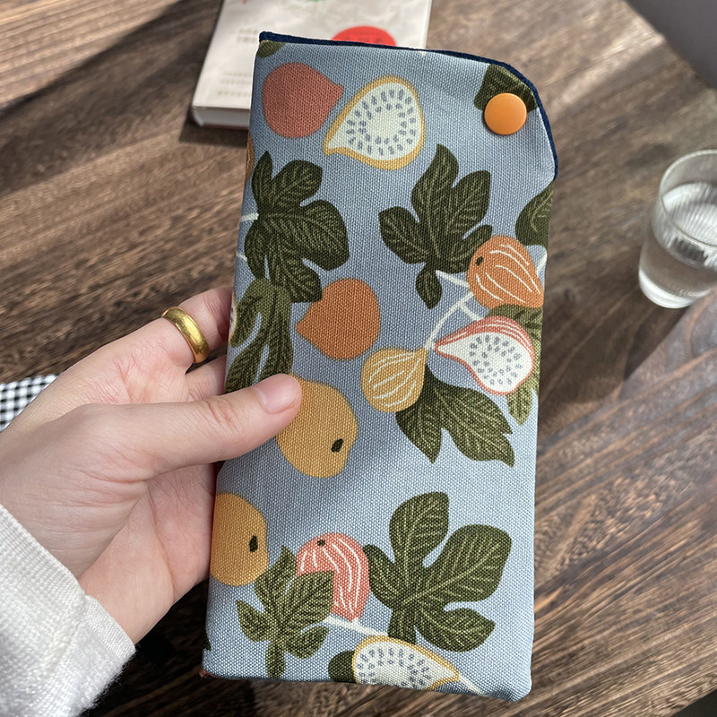 枫外原创自制手机包 手作文化创意布艺包可适用于苹果华为手机袋