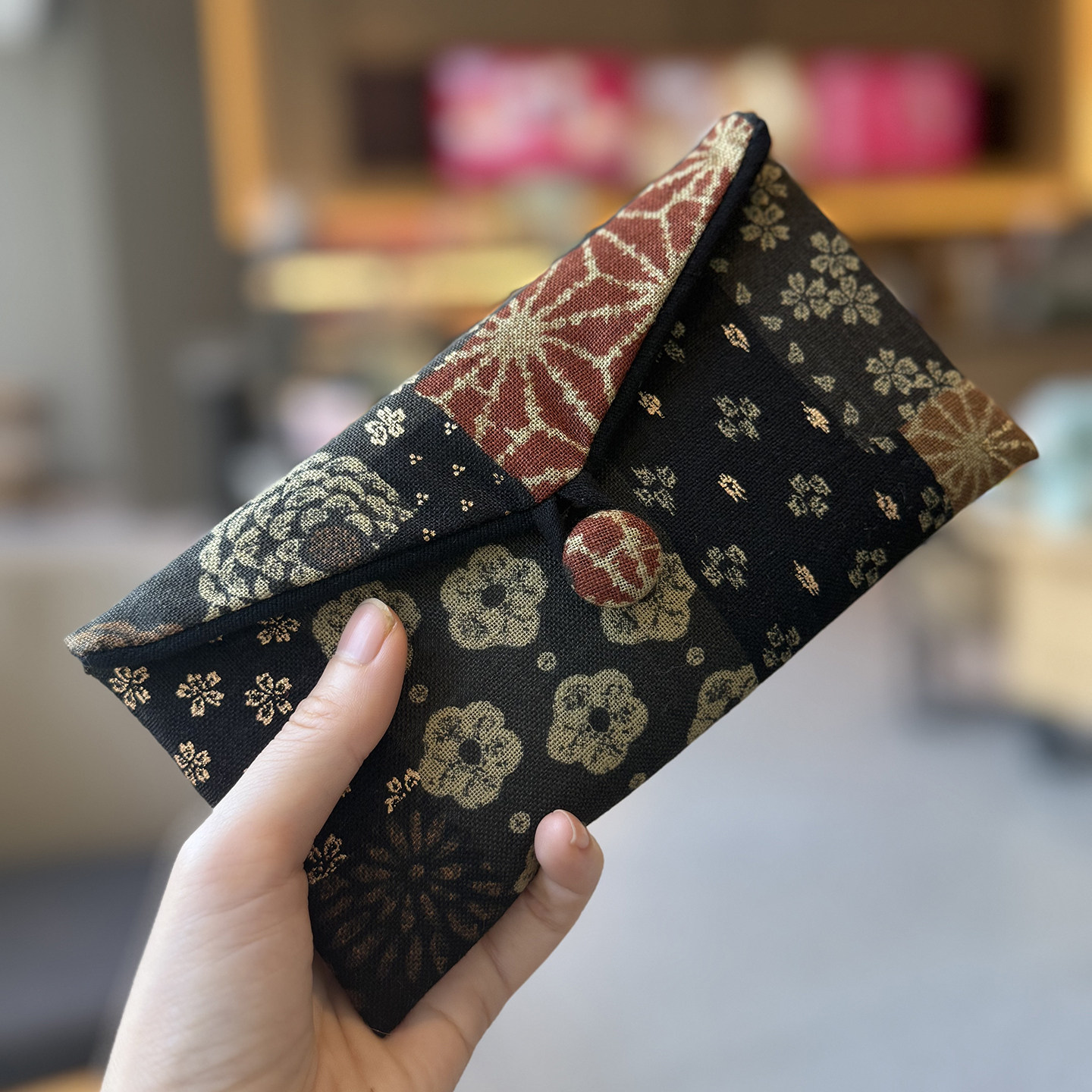 枫外设计 流金漆花影 钱包手机包手拿包 进口纯棉 环保印染材质,箱包皮具/热销女包/男包,手拿包,淘宝优惠券,粉丝福利购,淘宝优惠卷