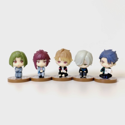 正版散货 万Dai 日本扭蛋A3 稽古休息中 万里真澄三角坐姿Q版摆件