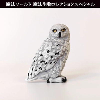 正版散货TOMY 扭蛋哈利波特神奇动物魔法生物猫头鹰雪鸮海德薇