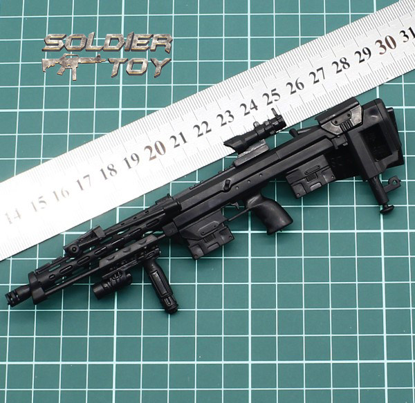 现货1/6现代兵人散件道具狙击 dsr 1血鹰模型不能发射