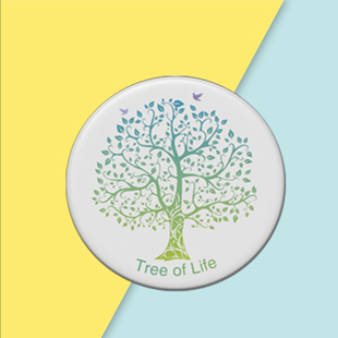 生命树金属胸针吧唧徽章二次元背包徽章四季交替的生命树徽章礼物