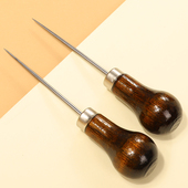 实木锥子开孔锥老式 直孔锥子 修鞋 直锥子手工打孔穿孔上鞋 工具补鞋