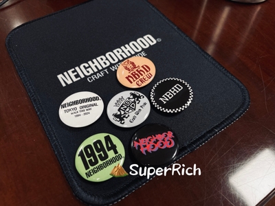 包邮潮牌nbhd徽章背包服饰配饰挂件摆件搭配胸章金属六枚装小配饰