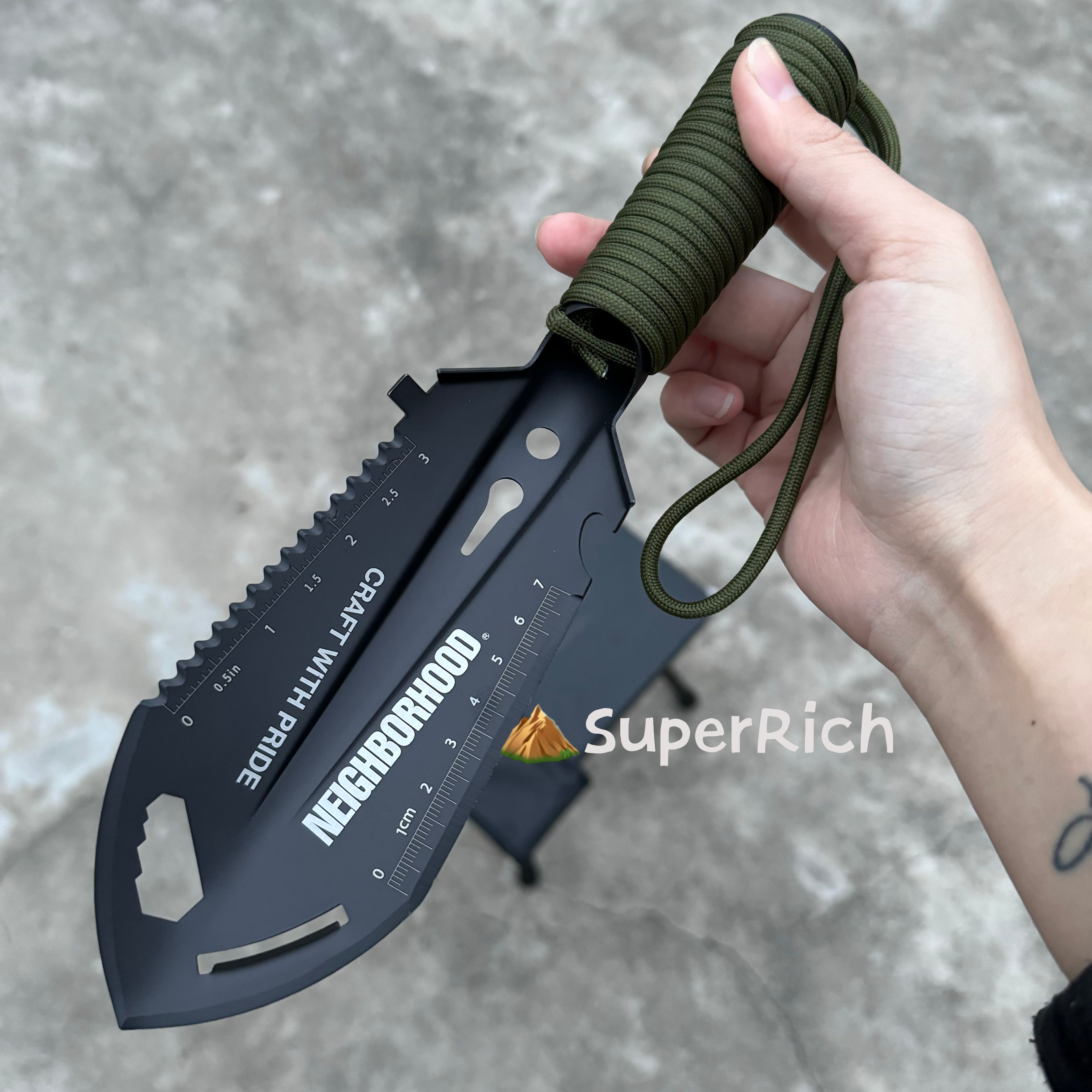 包邮NBHD户外露营野营钓鱼多功能铲子锯子家用种花园艺收纳包便携