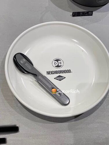 包邮nbhd户外露营黑化风做旧黑复古餐具刀叉勺组合不锈钢耐用便携
