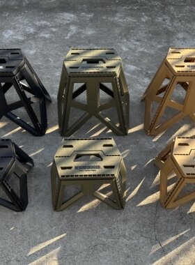 包邮nbhd露营钓鱼折叠战术凳户外野营便携收纳凳手提凳厚实耐用硬