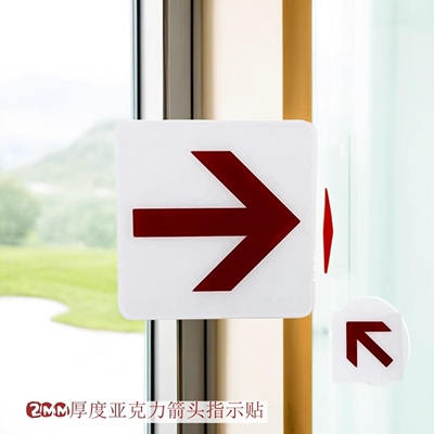 箭头方向指示牌自动移门标识牌