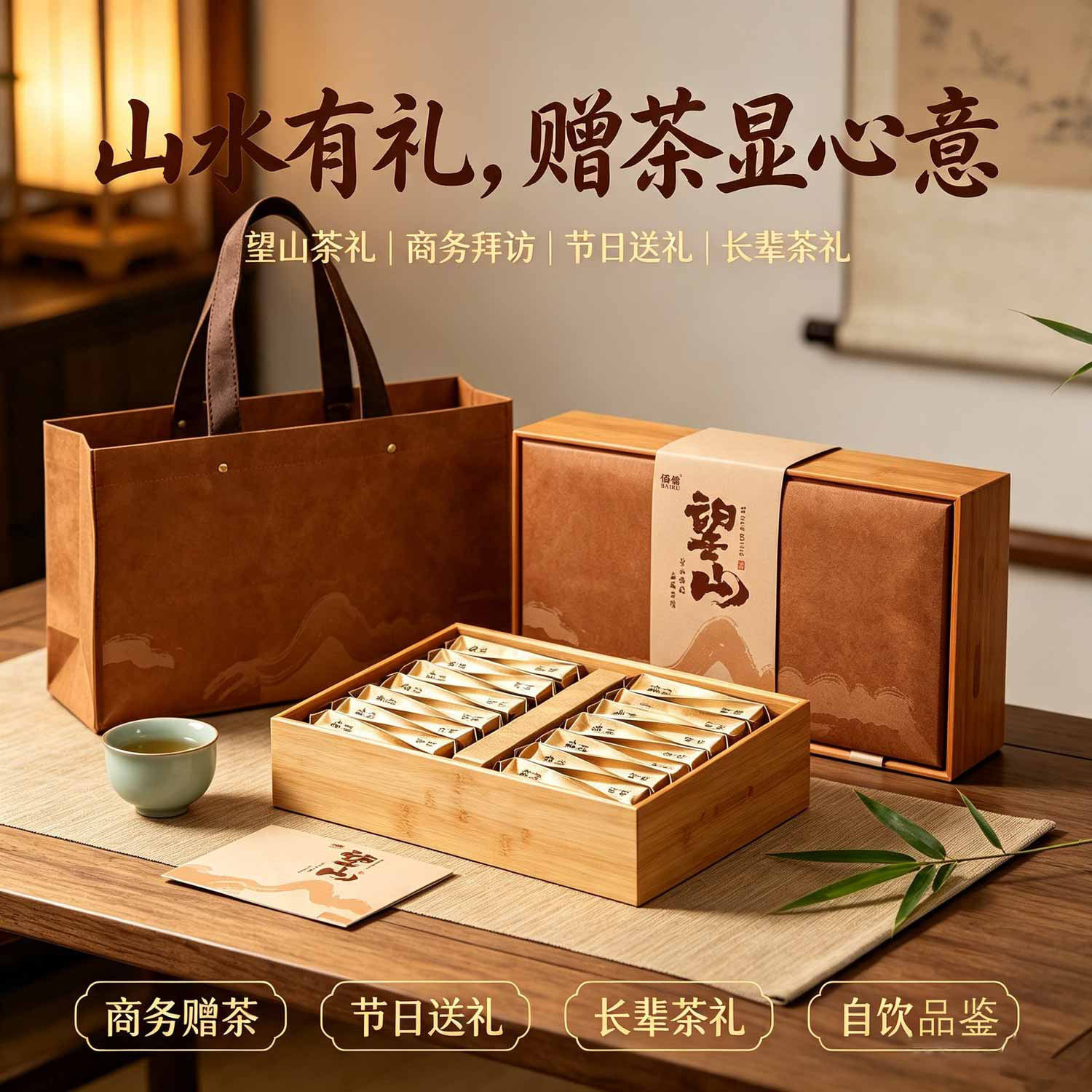 佰儒 中秋好礼 特级肉桂岩茶武夷山肉桂烘焙浓香型茶叶礼盒装