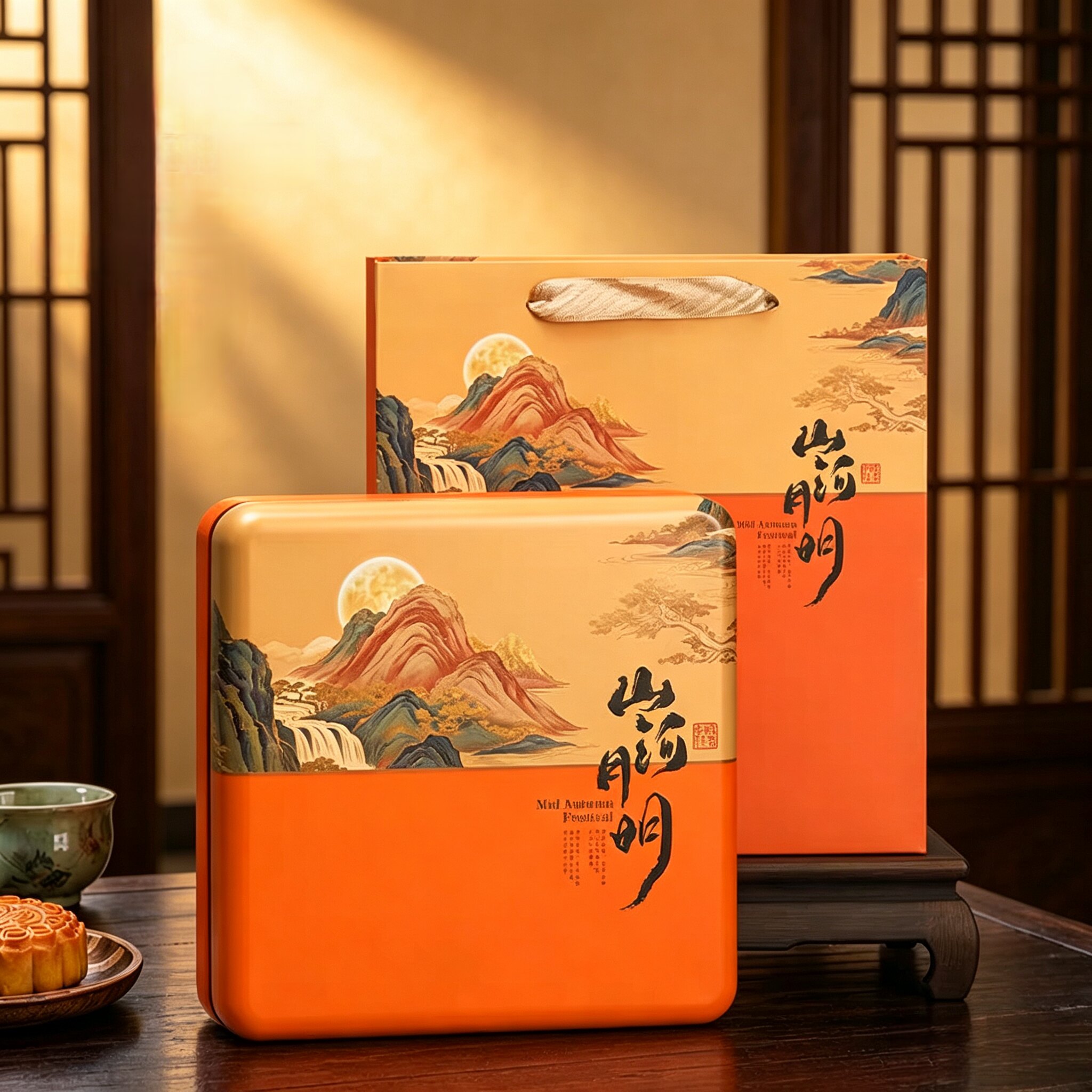 2026中秋节月饼礼盒空盒4粒6粒