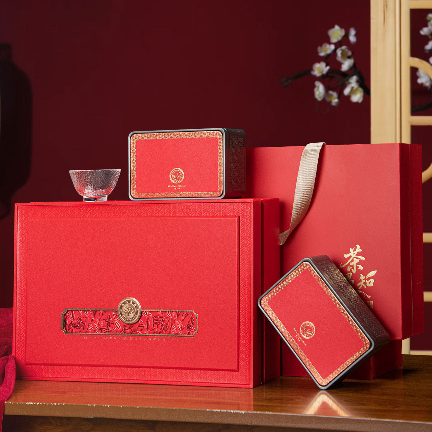 半斤装金骏眉大红袍包装盒空礼盒