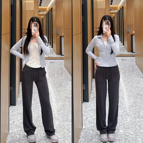 ThrowbackStill休闲运动长裤女