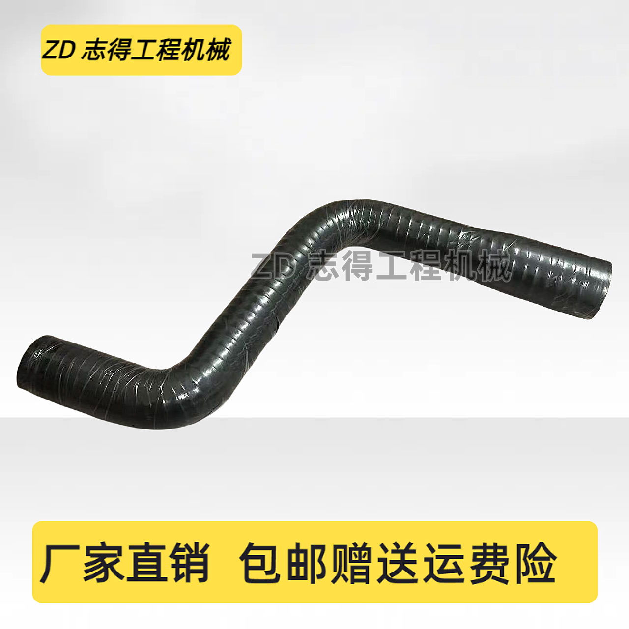 挖掘机小松PC100-5 120-5增压器进气管康明斯发动机空气滤进气管