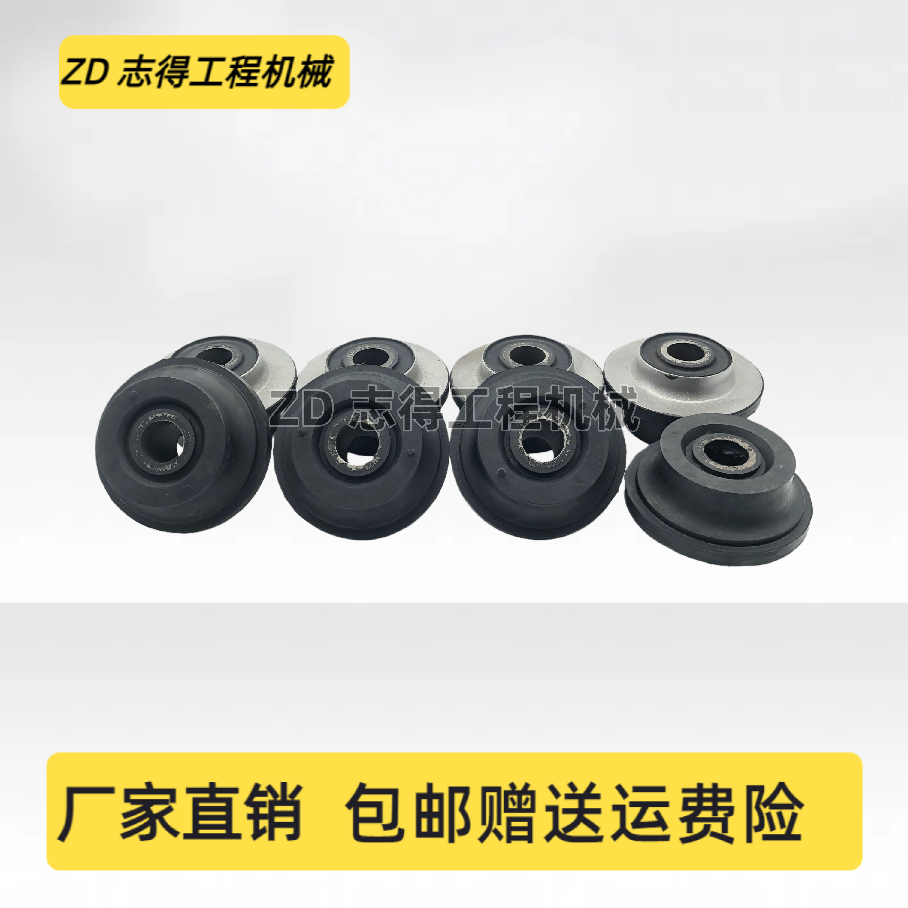 适用小松PC100-5/120-5机脚胶发动机减震胶缓冲胶垫橡胶垫挖掘机