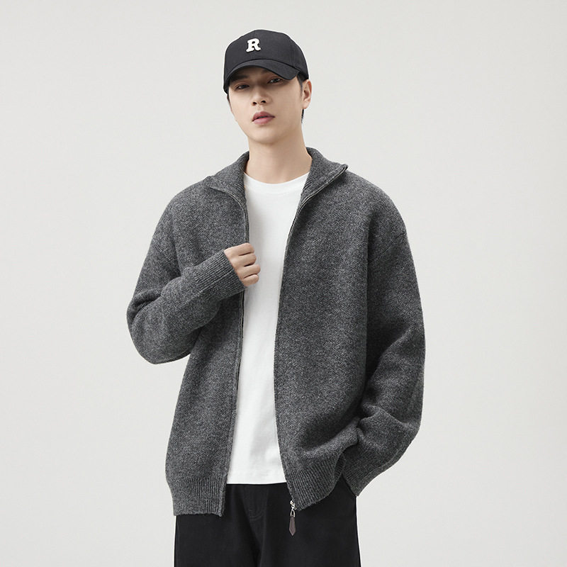 2025秋冬针织开衫男潮牌