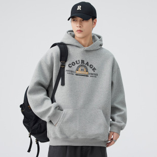 卫衣男款 百搭宽松潮流连帽长袖 复古耐磨2025年秋冬新款 美式