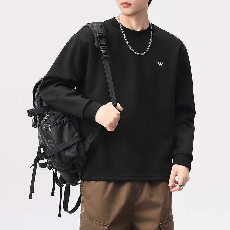 潮牌复古重磅刺绣男卫衣