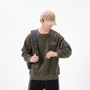 秋季 宽松大码 新款 男士 卫衣男男款 保暖上衣长袖 加肥加大2025春秋款