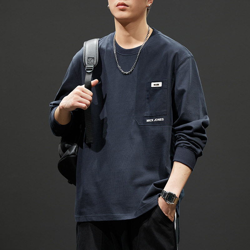 工装重磅长袖男卫衣外套