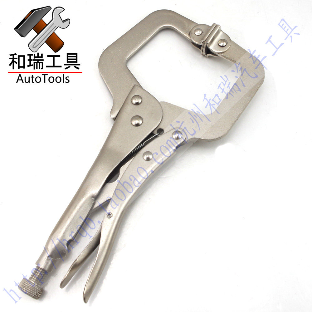 高档木工大力钳C型D型钳11寸焊接钳压接钳方口大力钳快速固定钳