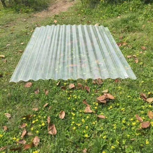挡雨板屋檐免打孔小波浪瓦FRP透明瓦玻璃钢瓦亮瓦纤维瓦耐力板雨