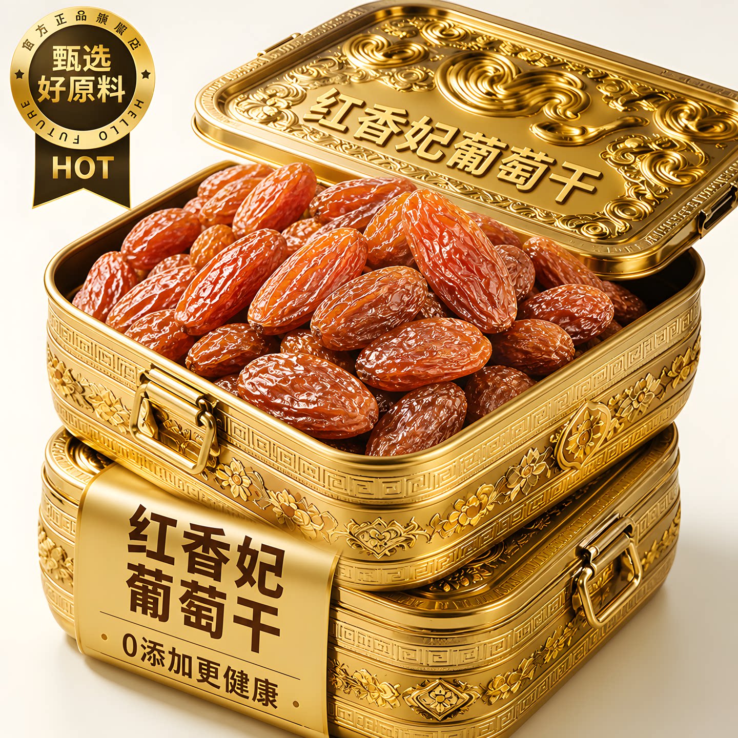 红香妃吐鲁番自然风干免洗葡萄干