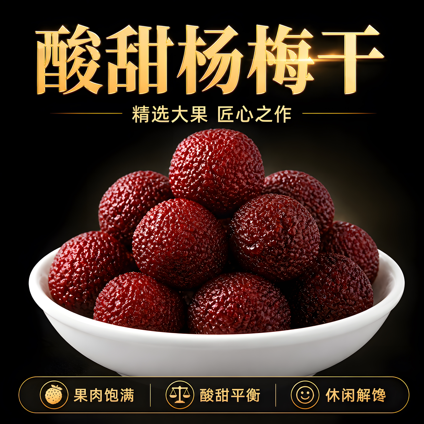 正宗仙居杨梅干酸甜自晒小包装