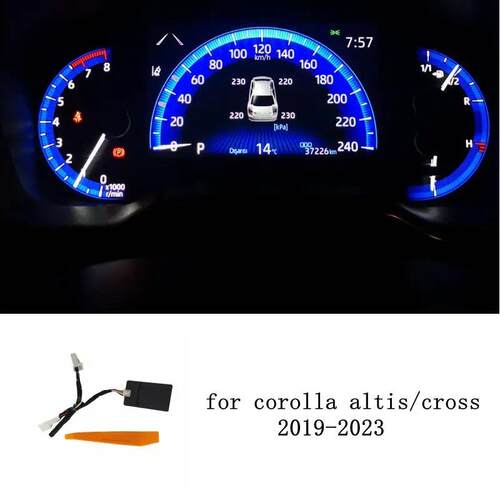 台湾 cross altis arius rav4 camry 儀表胎壓顯示警示隨插即用