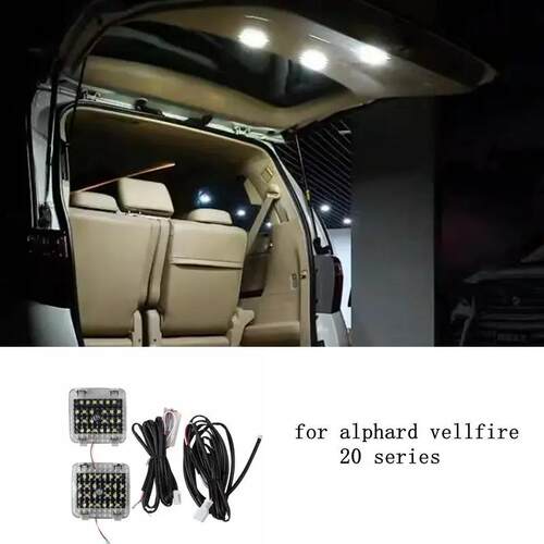 埃尔法20系尾箱增设灯尾门照明灯ALPHARD VELLFIRE 20系列专用