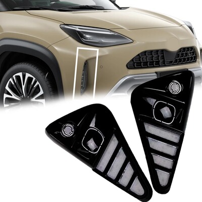 适用于23-24款豐田雅力士日行燈yaris cross日間燈LED轉嚮燈霧燈