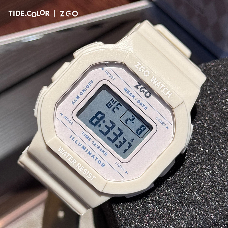 zgo正港多功能防水电子表学生