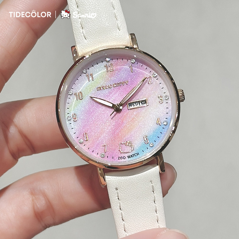 hellokitty联名学生考试手表女