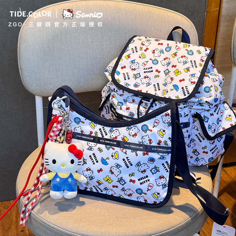 tidecolor联名凯蒂猫斜挎单肩包