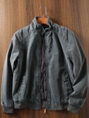 外贸尾货秋冬男轻便保暖立领薄棉衣棉服 内有绗棉 复古工装 设计