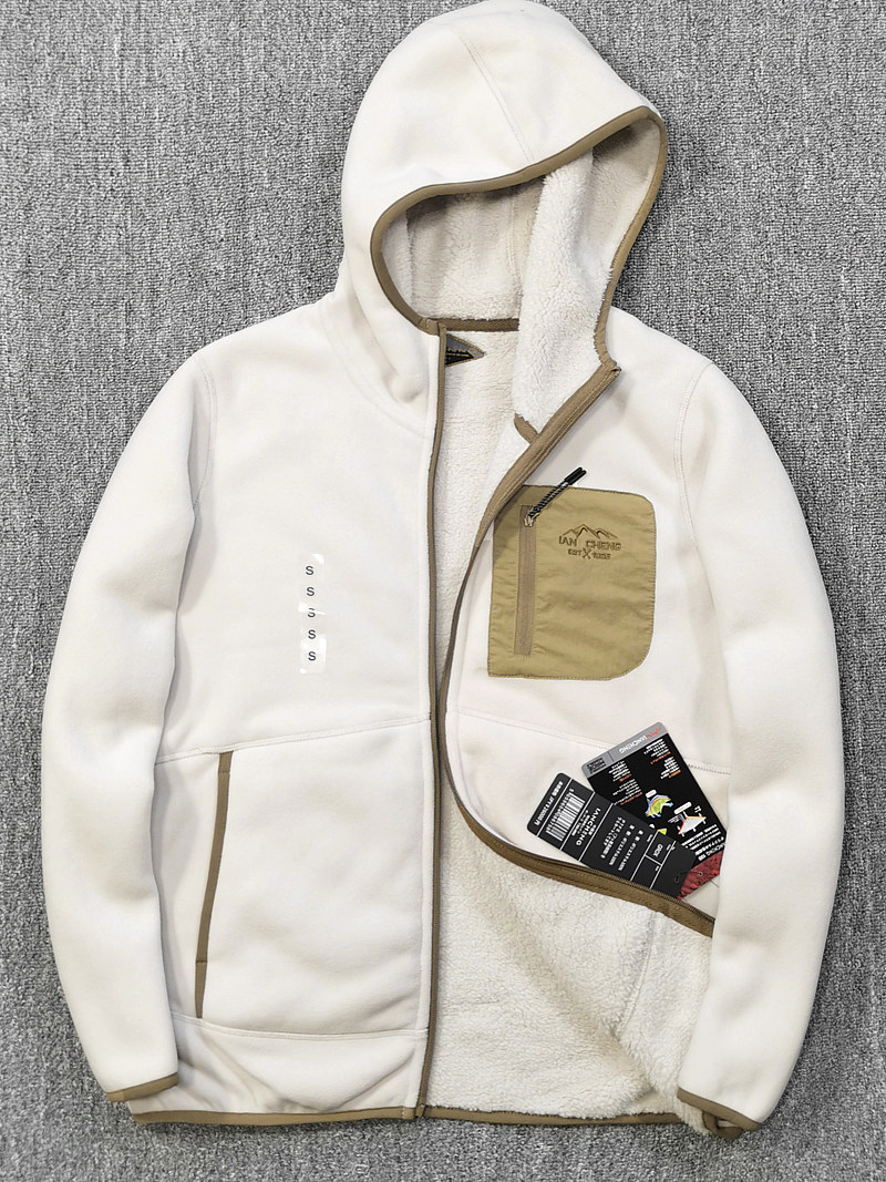 山系日单 超细摇粒绒加厚羊羔绒防风保暖 秋冬男户外连帽夹克外,男装,夹克,淘宝优惠券,粉丝福利购,淘宝优惠卷