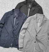 外套 休闲薄西服防晒皮肤西装 天花板级 意大利Z系压胶弹力透气男士