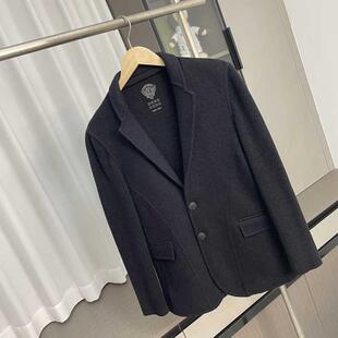 惊喜货 91羊毛手工双面尼 秋冬男士商务休闲毛呢西服西装单西外套