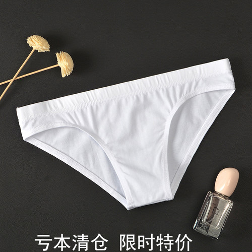 内裤男士三角裤纯棉低腰