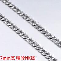 Men's necklace, bold and trendy, with snake bone, dragon bone, no pendant, long accessory, couple thick collarbone chain thumbnail 7