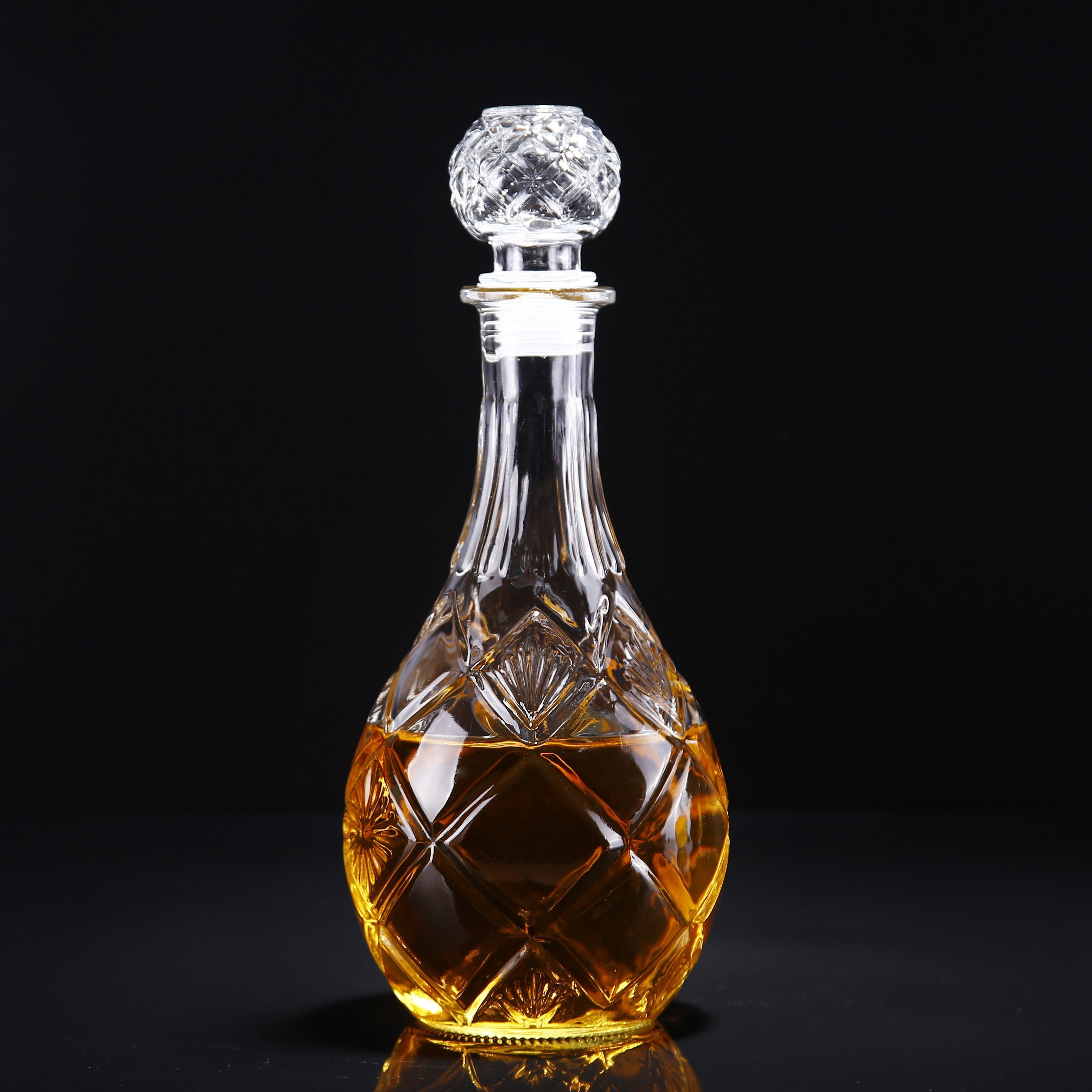 自酿磨砂高硼硅玻璃酒瓶
