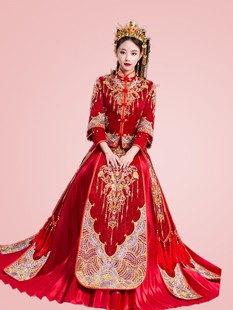 禾服薄款 礼服嫁衣秀和服女夏季 禾秀服中式 秀禾服2020结婚新娘新款