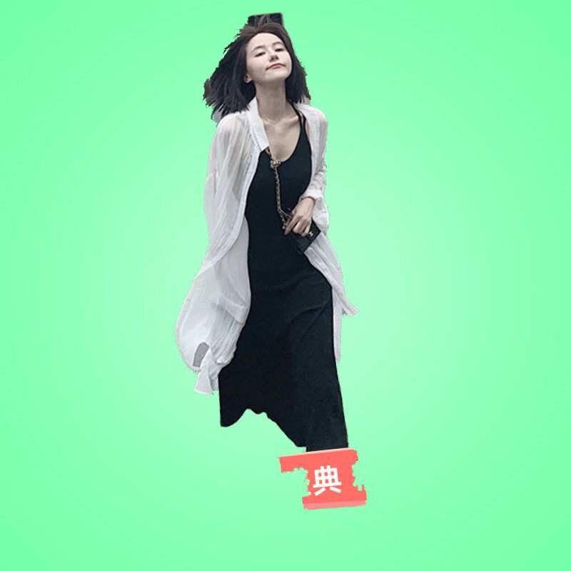 夏装2020新款女装大码胖mm吊带连衣裙子夏两件套装洋气气质女神范