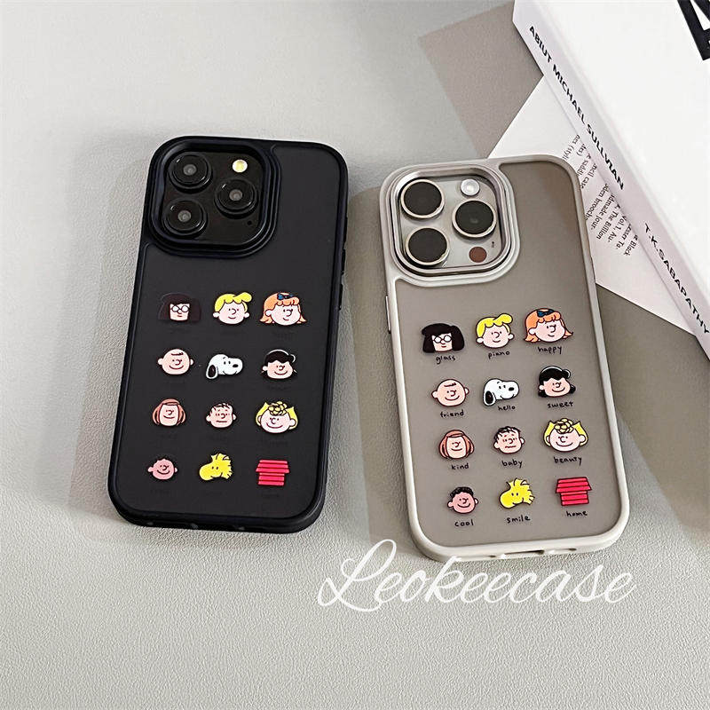 IPHONE 15 PRO MAX 휴대폰 케이스 14 APPLE 13 낙하 방지 12 소프트에 적합한 새로운 고급 크리에이티브 스누피