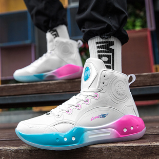 韦德之道球鞋男全城9运动鞋驭帅15翡翠蓝高帮气垫球鞋利刃学生鞋