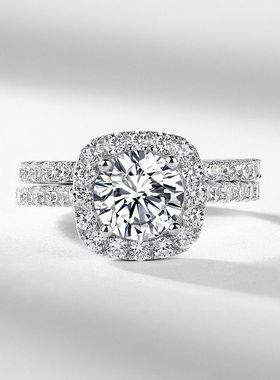 跨境热采欧美风S925纯银戒指女大