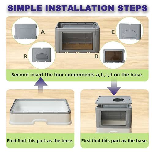 FoldableBox,EnclosedPottywithS